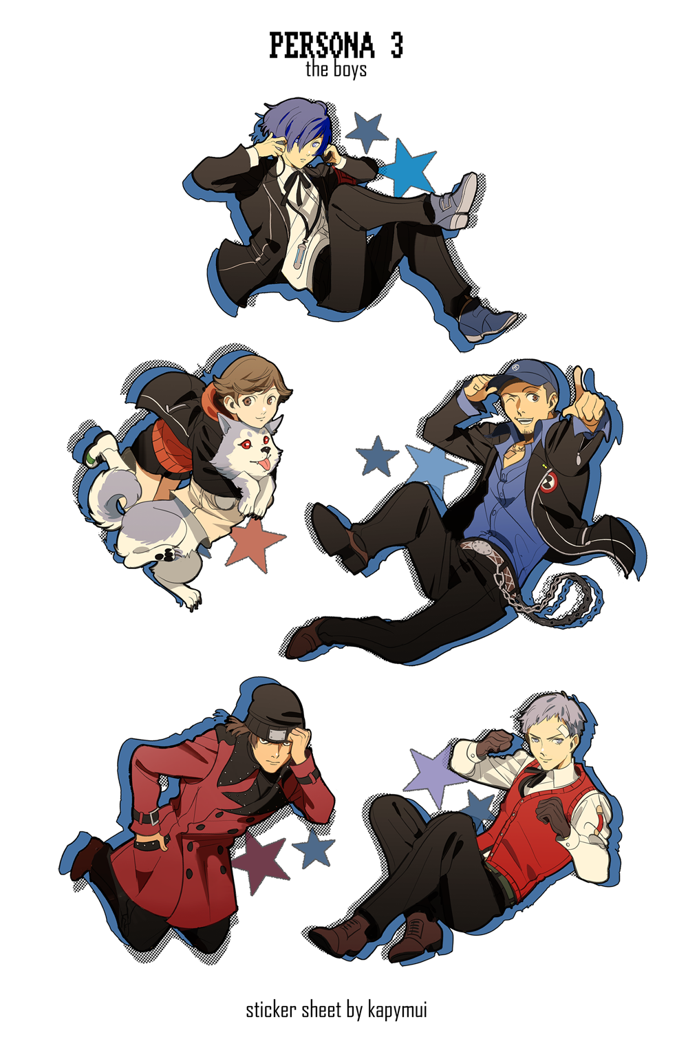 Persona 3 Sticker Sheets