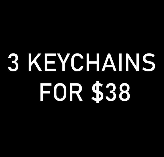 mix and match 3 keychain bundle