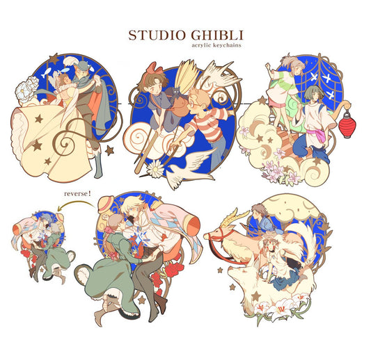 Studio Ghibli Acrylic Keychains