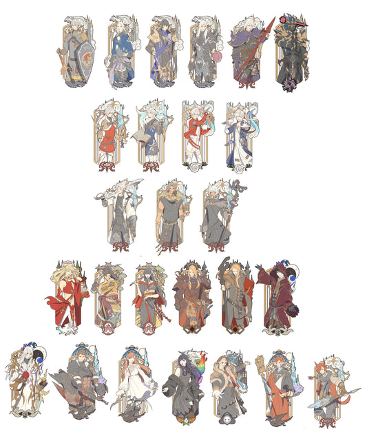 Final Fantasy XIV Large Acrylic Keychains