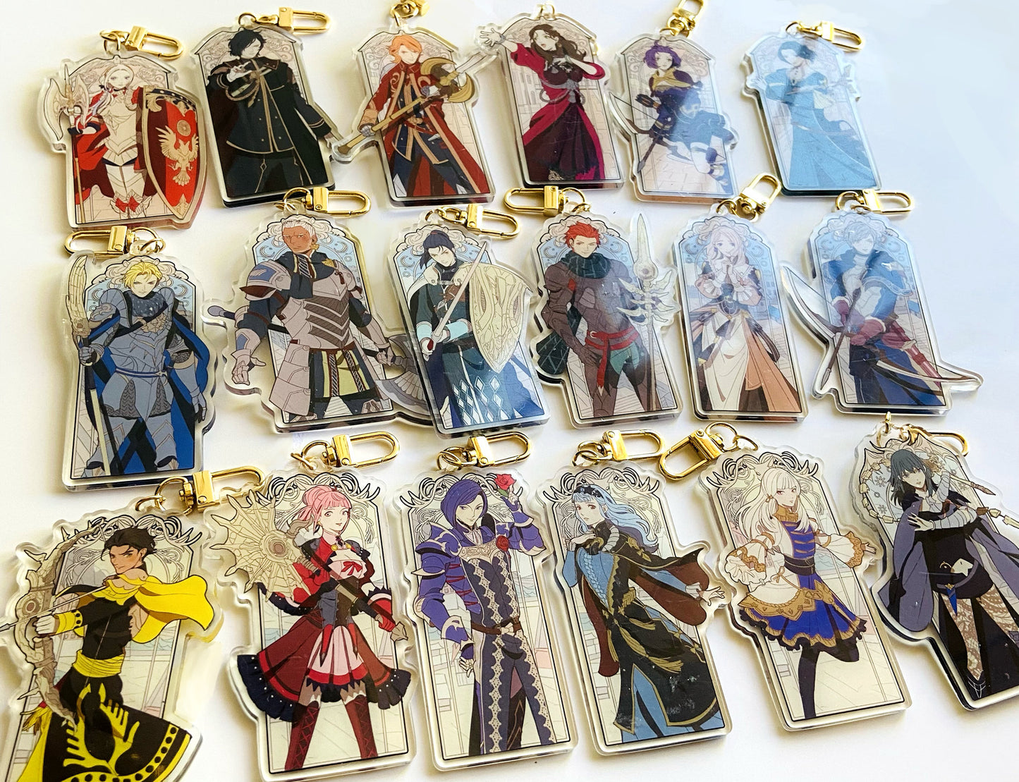 Fire Emblem Three Hopes Large Acrylic Keychains