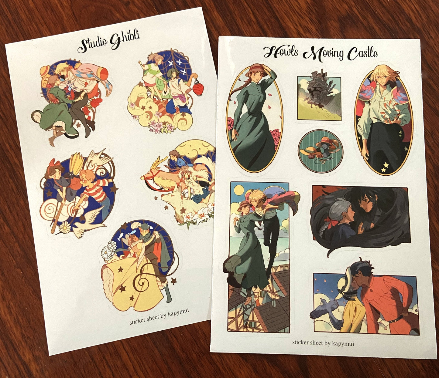 Studio Ghibli Sticker Sheets