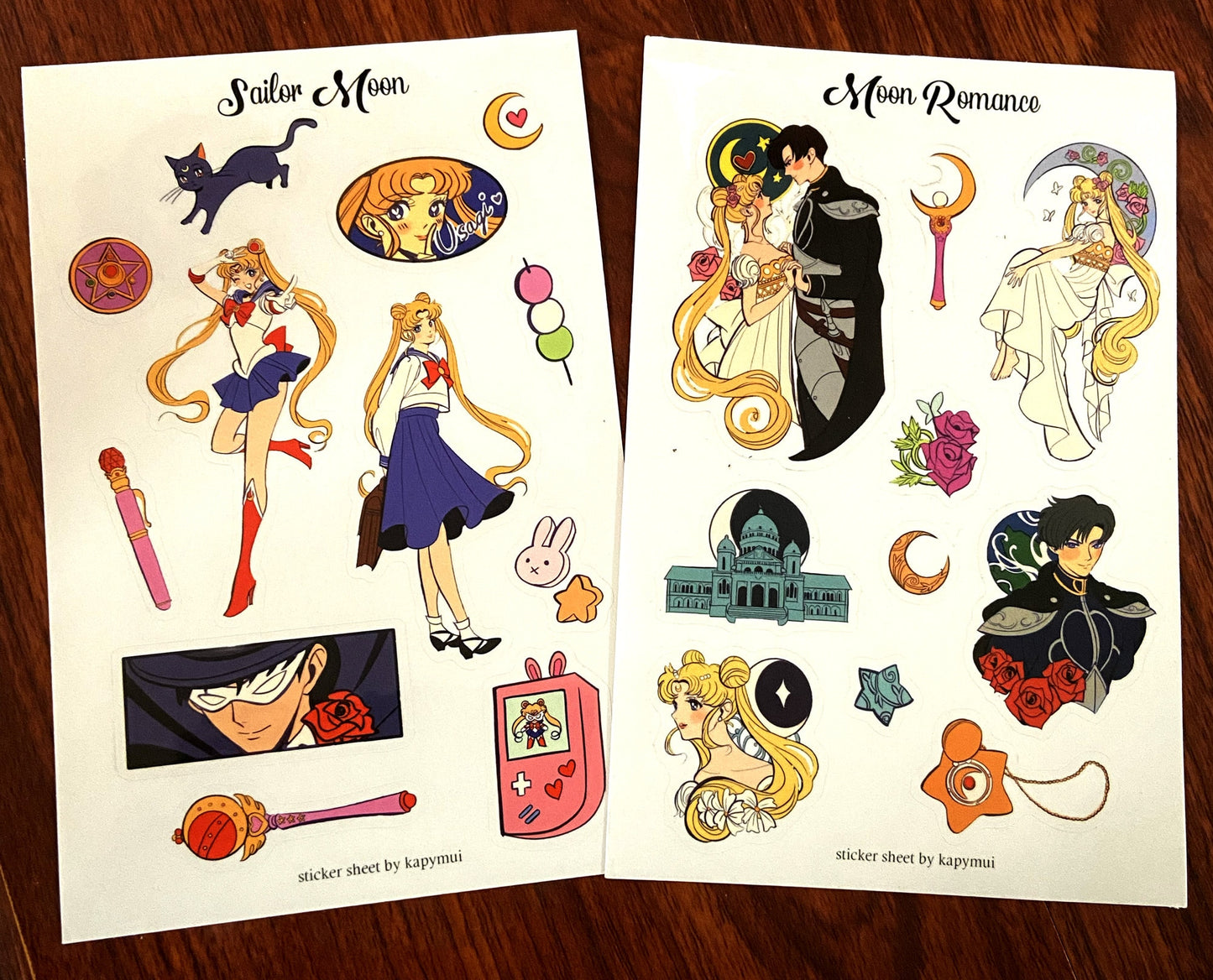 Sailor Moon Sticker Sheets