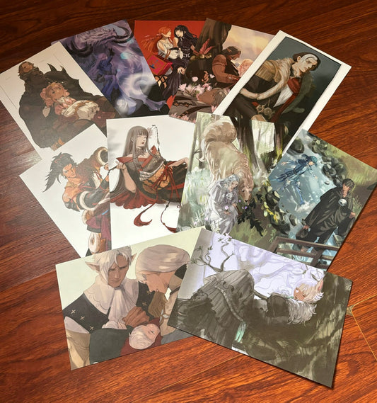 Final Fantasy XIV Mini Prints